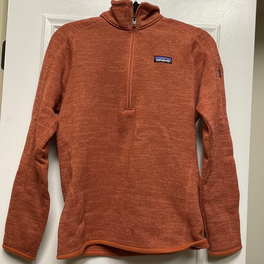 Patagonia orange sweater size M